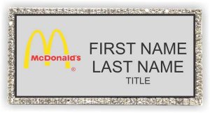 (image for) McDonald\'s Silver Bling Badge