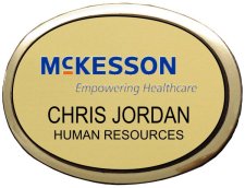 (image for) McKesson Gold Executive Oval Badge