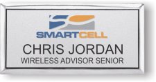 (image for) SmartCell USA Silver Executive Badge Style A