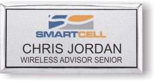 (image for) SmartCell USA Silver Executive Badge Style A