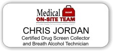 (image for) Medical On-Site Team White Badge
