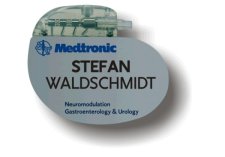(image for) Medtronic Full Color Shaped Badge