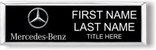 (image for) Mercedes-Benz Small Executive Black/Silver Badge