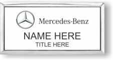 (image for) Mercedes-Benz Executive White/Silver Badge