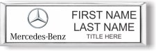 (image for) Mercedes-Benz Small Executive White/Silver Badge
