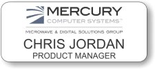 (image for) Mercury Computer Systems White Badge