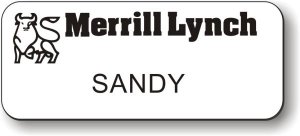 (image for) Merrill Lynch White Badge