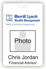 (image for) Merrill Lynch Wealth Management Photo ID Badge