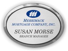 (image for) Merrimack Mortgage Company Oval Executive Silver badge