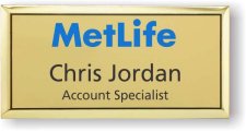 (image for) Metlife Logo A Gold Executive Badge