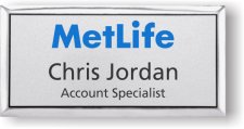 (image for) Metlife Logo A Silver Executive Badge
