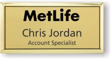 (image for) Metlife Logo B Gold Executive Badge