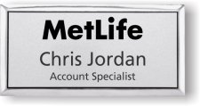 (image for) Metlife Logo B Silver Executive Badge