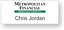 (image for) Metropolitan Financial Morgage Company White Badge