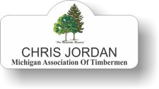 (image for) Michigan Association Of Timbermen Shaped Badge