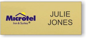 (image for) Microtel Inn & Suites Logo C Square Corneres Gold Badge