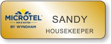 (image for) Microtel Inn & Suites Logo D Gold Badge