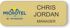 (image for) Microtel Inn Logo E Gold Badge