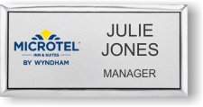 (image for) Microtel Inn & Suites Logo D Silver Executive Badge