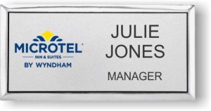 (image for) Microtel Inn & Suites Logo D Silver Executive Badge