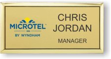 (image for) Microtel Inn Logo E Gold Executive Badge