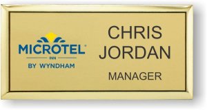 (image for) Microtel Inn Logo E Gold Executive Badge