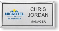 (image for) Microtel Inn Logo E Silver Executive Badge