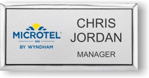 (image for) Microtel Inn Logo E Silver Executive Badge