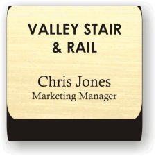 (image for) Mid-State Lumber Corp Vally Rail & Stair Logo Gold Pockets