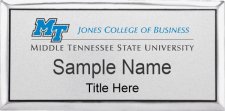 (image for) Middle Tennessee State College, Jones College of Business - Silver Executive Badge