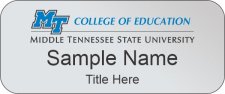 (image for) Middle Tennessee State College, College of Education - Silver Badge