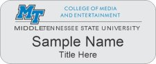 (image for) Middle Tennessee State University, College of Media and Entertainment - Standard Silver Badge