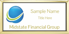 (image for) Midstate Financial Group Executive Gold Other Badge