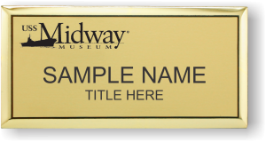 (image for) USS Midway Museum Gold Executive Badge