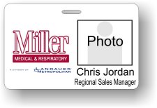(image for) Miller Medical & Respiratory Photo ID Badge