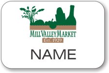 (image for) Mill Valley Market White Badge