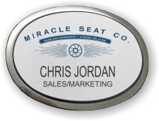 (image for) Miracle Seat Co. Silver Executive Badge