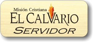 (image for) Mision Cristiana El Calvario Servidor Gold Logo Only Badge