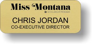 (image for) Miss Montana Scholarship Program Gold Badge