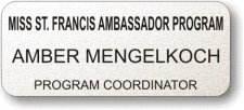 (image for) Miss ST. Francis Ammbassador Program Silver Badge