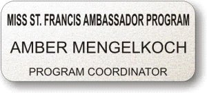 (image for) Miss ST. Francis Ammbassador Program Silver Badge