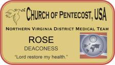 (image for) Church of Pentecost, USA Medical Team Gold Badge