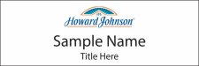 (image for) Howard Johnson White Badge
