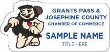 (image for) Grants Pass Chamber of Commerce White badge