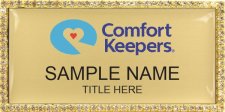 (image for) Comfort Keepers - Gold Bling Badge