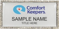 (image for) Comfort Keepers - Silver Bling Badge
