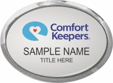 (image for) Comfort Keepers - Executive Silver Oval Badge
