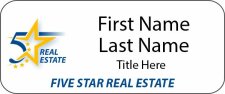 (image for) Five Star Real Estate - Standard White Badge