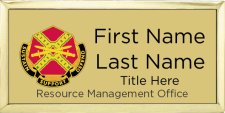 (image for) Fort Sill MWR Resource Management Office Executive Gold badge