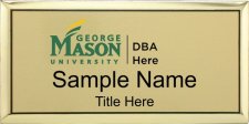 (image for) George Mason University Executive Gold Badge with DBA